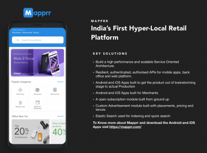 mapprr Indias first hyper local retail platform